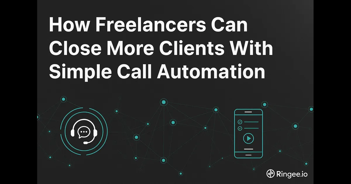 How Freelancers Can Close More Clients With Simple Call Automation